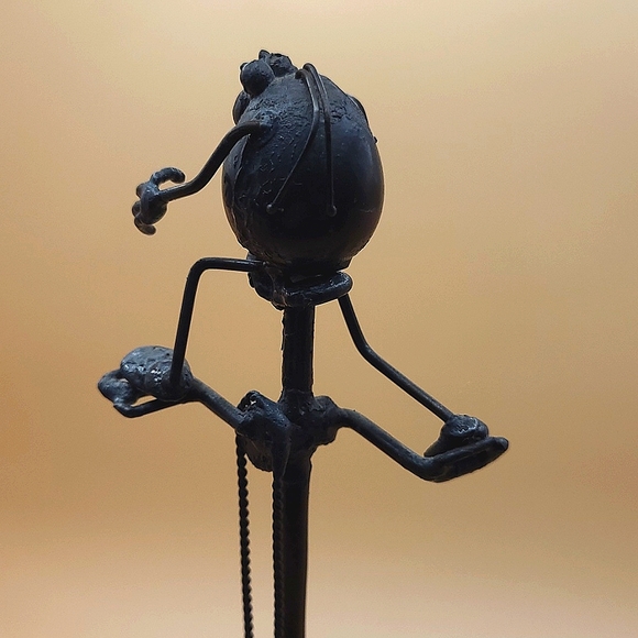 Vintage Greg and Jeff Quayle original flea unicycle sculpture - Picture 6 of 13